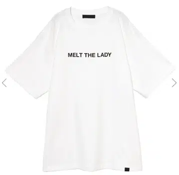 MELT THE LADY 오버 사이즈 티셔츠