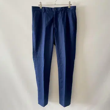 ZARA 자라 팬츠 슬랙스 네이비 테이퍼드 풀렝스 M