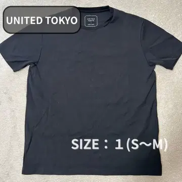 UNITED TOKYO 티셔츠 블랙 사이즈 1 새상품급 유나이티드 도쿄