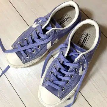 CONVERSE 보라색 스니커즈 캔버스