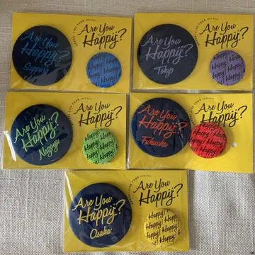 Are You Happy? 핀 배지 6개 세트