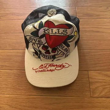 정크 제품 Ed Hardy 스컬 하트 트래커 캡