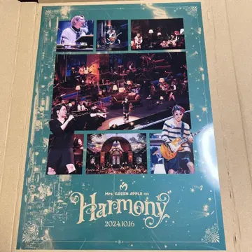 Mrs. GREEN APPLE on Harmony/A3 클리어 포스터