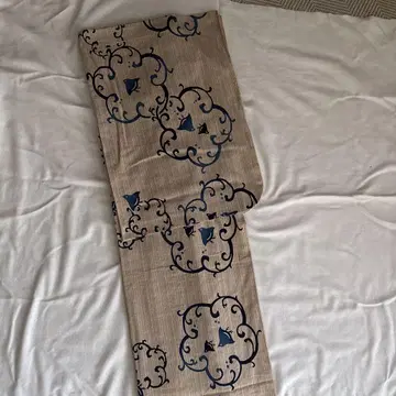 유카타 오쿠쇼 코몬 목화 하운드투스 체크 패턴 유카타 (미착용)
