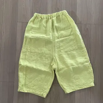 tumugu 솔리 린넨 8부 팬츠