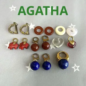 AGATHA 아가타 귀걸이 참 펜던트 탑 묶음 판매