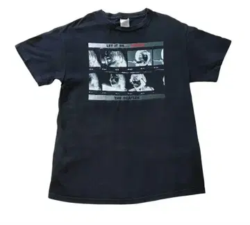 00s 비틀즈 빈티지 티셔츠 그린 애플 아메카지 vtg