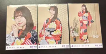 노기자카46 브로마이드 스가하라 사츠키 2025 유카타 3종 컴프