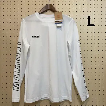 로고 프린트 긴팔 티셔츠 L (1016-01030)