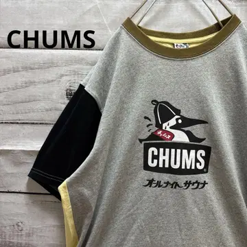 CHUMS 올 나이트 사우나 티셔츠 멀티 컬러 부비 버드 구하기 어려움