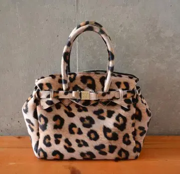 이탈리아제 SAVE MY BAG 레오파드 핸드백 세이브 마이 백