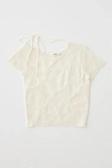 moussy NECK STRAP 자카드 TEE