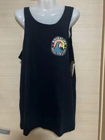 Quiksilver 탱크탑 M 사이즈 블랙