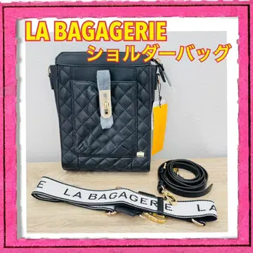 미사용 새상품 LA BAGAGERIE 숄더백 블랙
