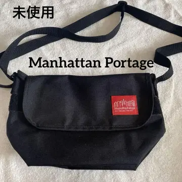 새상품 Manhattan Portage 블랙 숄더백