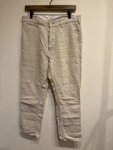 vlas blomme 린넨 팬츠 브라스 브라