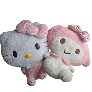 산리오 봉제 인형 2개 세트
