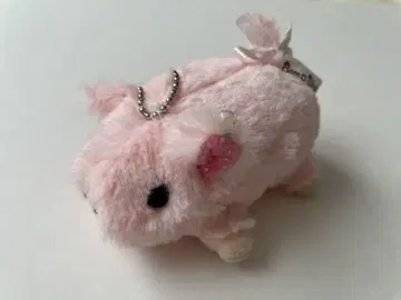 돼지 봉제 인형 키링 밤비나