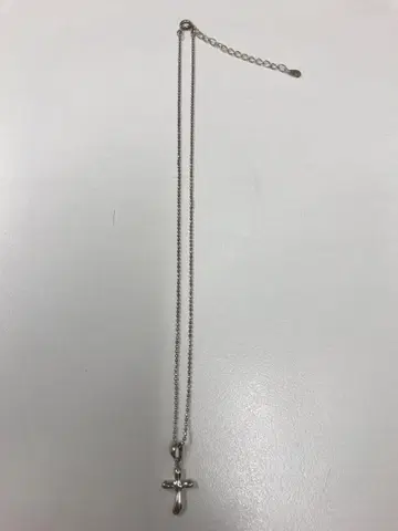 실버 목걸이 크로스 925 각인 있음