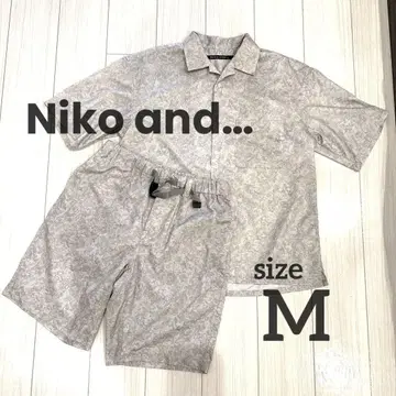[세트 판매 대특가] niko and... 오픈 카라 셔츠 & 숏 팬츠