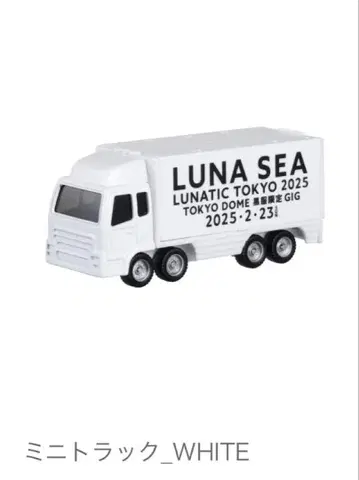LUNA SEA 미니 트랙 화이트 새상품