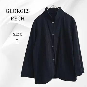 GEORGES RECH 블랙 자켓 특징적 스타일리시 고급 L