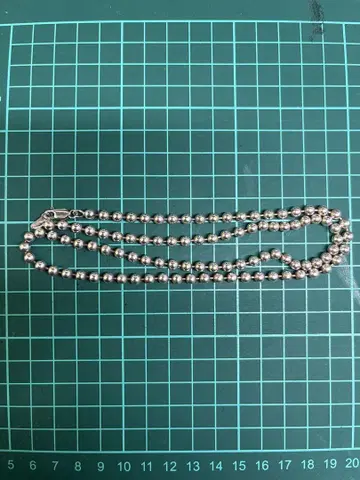 silver925 공 체인 목걸이 60cm