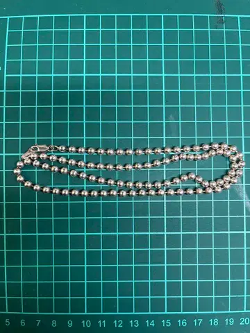 silver925 공 체인 목걸이 60cm