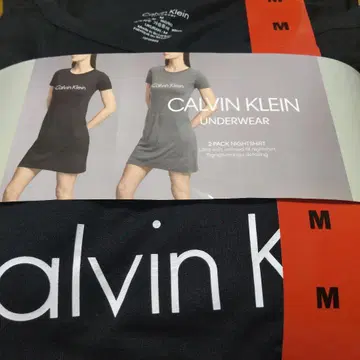 CalvinKlein 룸웨어 원피스 2장 M 캘빈클라인