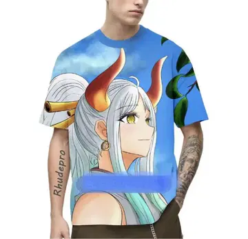 원피스 야마토 티셔츠 size3XL 블루 미사용에 가까운
