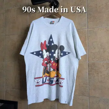 90s USA제 미키 디즈니 티셔츠 싱글 스티치 XL