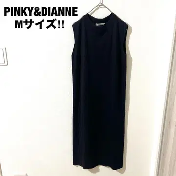 PINKY&DIANNE 슬리브리스 원피스 무지 블랙 M 레이온 예쁜