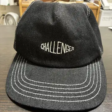 CHALLENGER 블랙 데님 캡