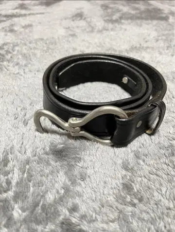 TORY LEATHER 니켈 호프 픽 벨트 블랙