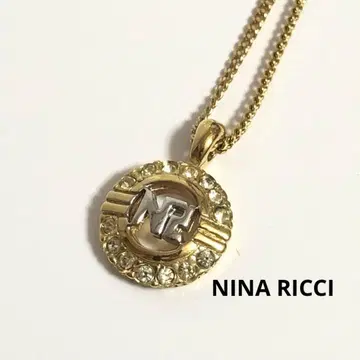 NINA RICCI 니나리치 골드 스톤 목걸이