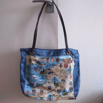 TOPKAPI TREASURE 지도 도안 숄더백