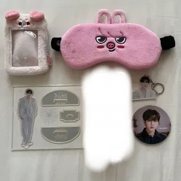 Straykids 찬빈 돼끼 아크릴 스탠드 봉제 인형 묶음 판매