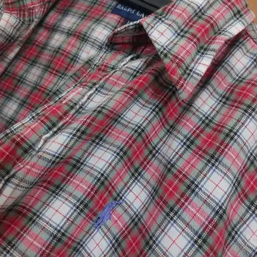 Ralph Lauren 체크 무늬 긴팔 셔츠 160