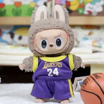 LABUBU Lakers 농구 유니폼 옷 갈아입기 러브부
