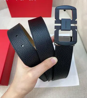페라가모 남성용 커스텀 벨트 3.5cm 이탈리아제 소가죽