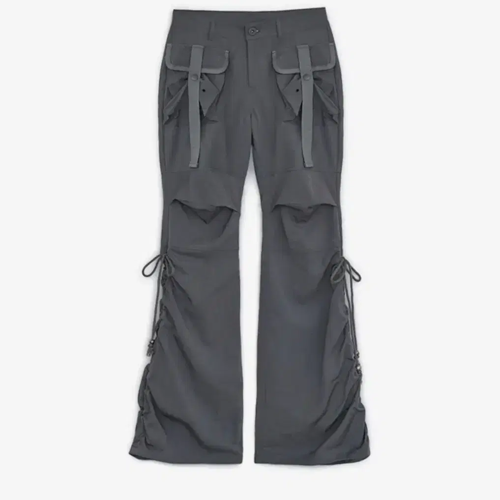 Miseki Seoul Pocket Cargo Bootcut Pants Black on Bunjang