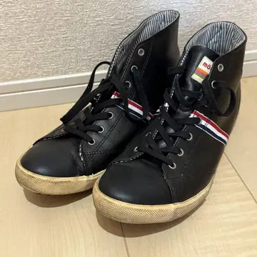 mobus 하이컷 스니커즈 블랙