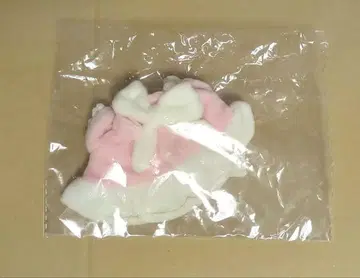 10cm 봉제 인형 의류 마쉬멜로우 리본 원피스 핑크
