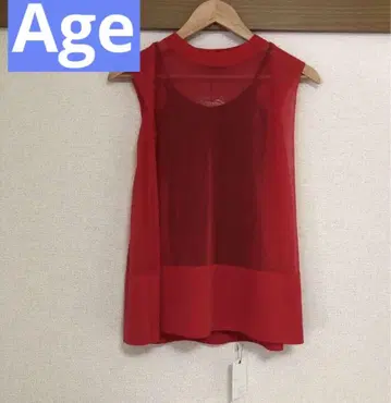 스콧 클럽 Aga 슬리브리스 시어 탑 레드 9호