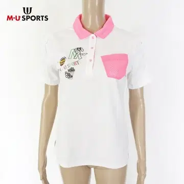 하자품 새상품 MU SPORTS 피케 셔츠 42 LCS1698 L 사이즈