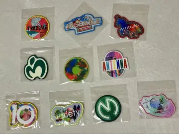 Mrs. GREEN APPLE 10주년 자수 패치 세트 10개