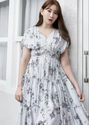 헤르립토 풀오브러브 롱드레스 파우더민트