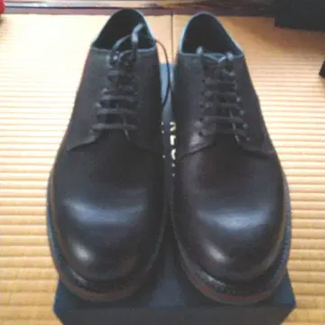 블랙 가죽 신발 25cm 레이스업