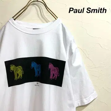 Pauls Smith PS 폴 스미스 네온 시마 티셔츠