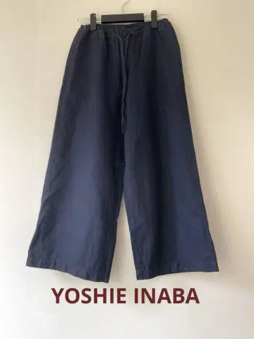 YOSHIE INABA 데님 와이드 팬츠